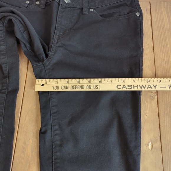 Prana Black Mid Rise Straight Leg Organic Cotton Jeans - Picture 8 of 13